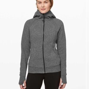 lululemon athletica Scuba Hoodie Full-Zip Light Cotton Fleece Size 8